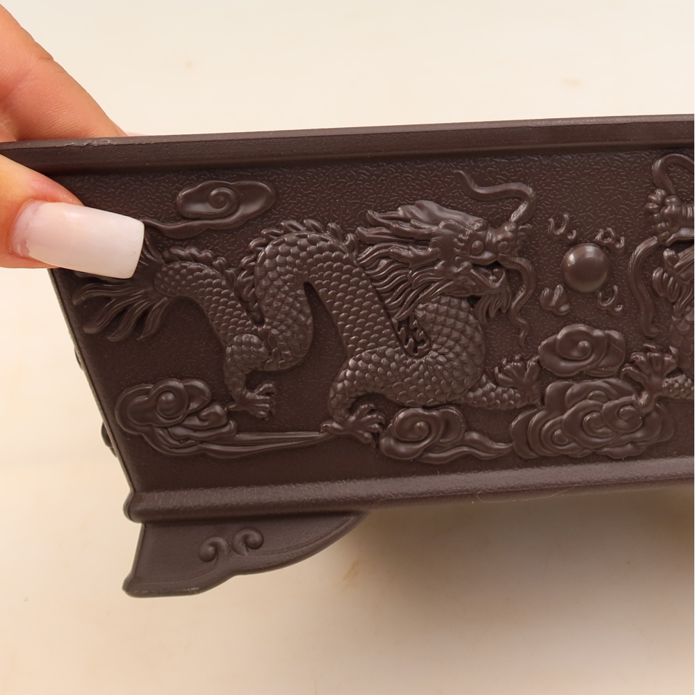 MP-36 Brown Plastic Bonsai Pot - 22.5 x 16 x 9 cm