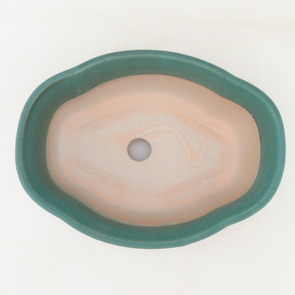 Bonsai bowl H75 - 19 x 14 x 6.5 cm. - green