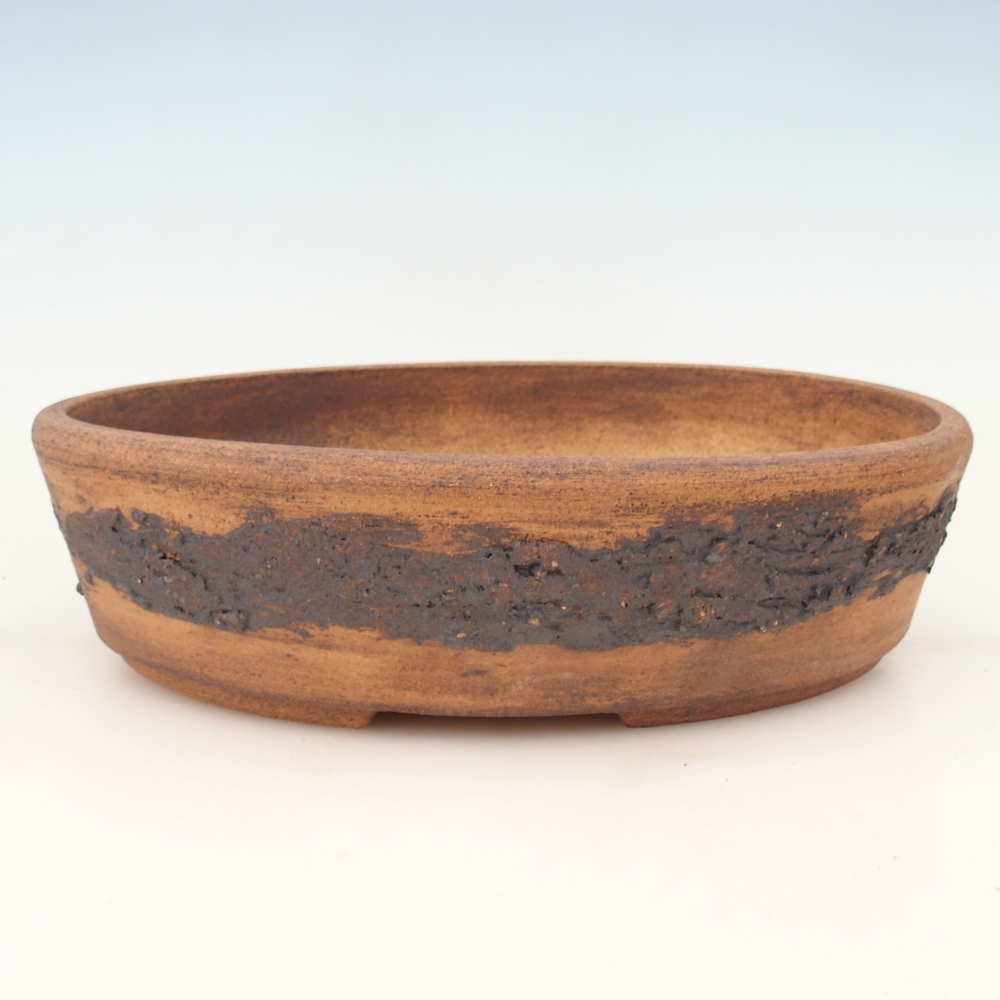 Bonsai bowl 32 x 25 x 8 cm , colour brown
