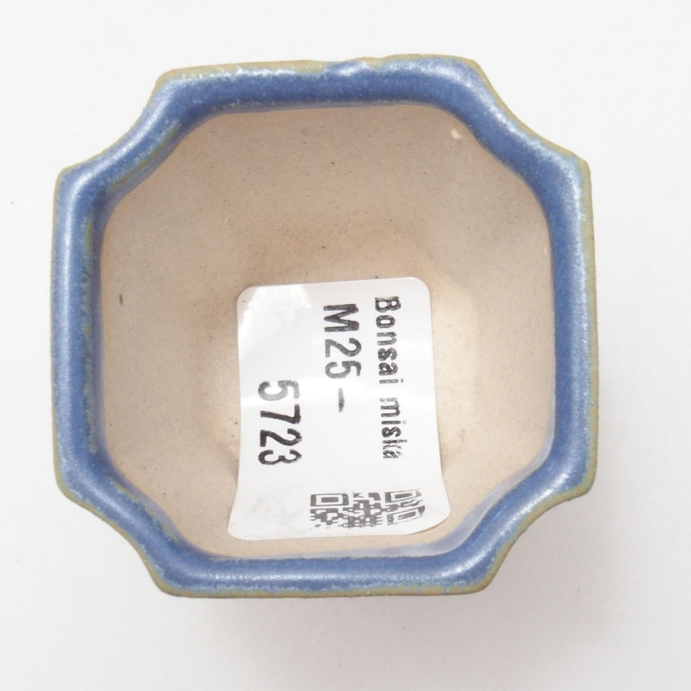 Mini bonsai bowl 4 x 4 x 4 cm, color blue