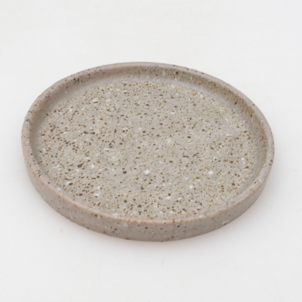 Bonsai bowl round D6-S - 10 x 10 x 1 cm - beige