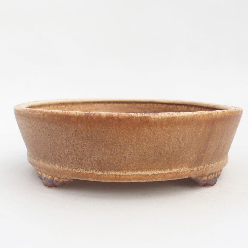 Ceramic bonsai bowl 18 x 18 x 5 cm, pink