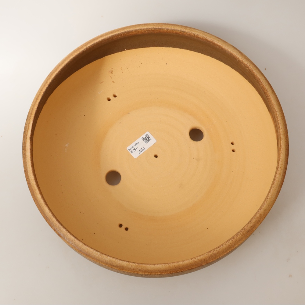 Ceramic bonsai pot, 32 x 32 x 10.5 cm, brown – IN-STORE PICKUP ONLY or pallet shipping