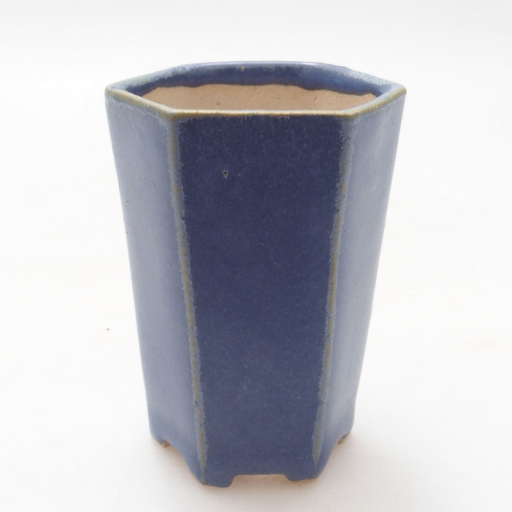 Mini bonsai bowl 4,5 x 4,5 x 6,5 cm, color blue