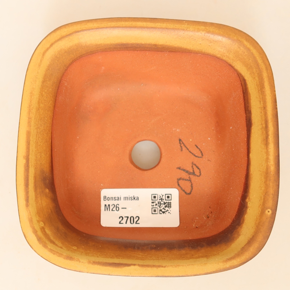 Ceramic Bowl, 12 x 12 x 5 cm, yellow