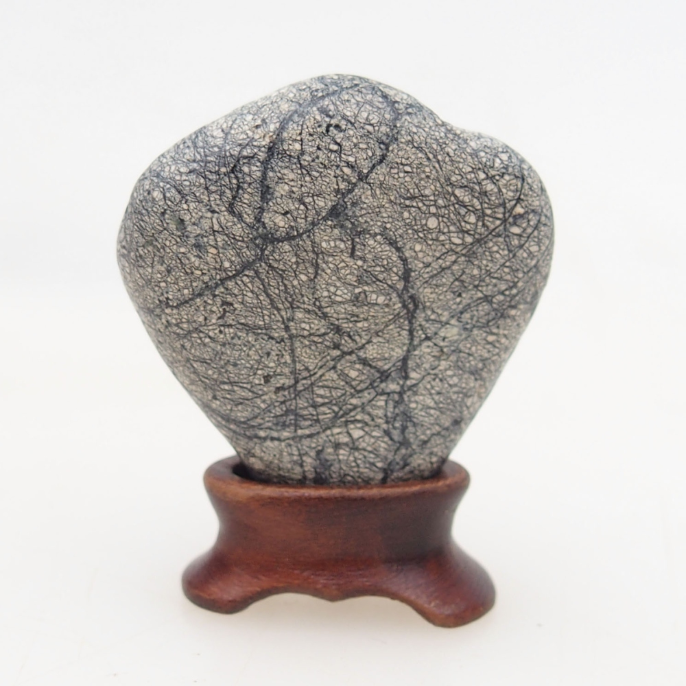 Suiseki - Stone with DAI (wooden pad)