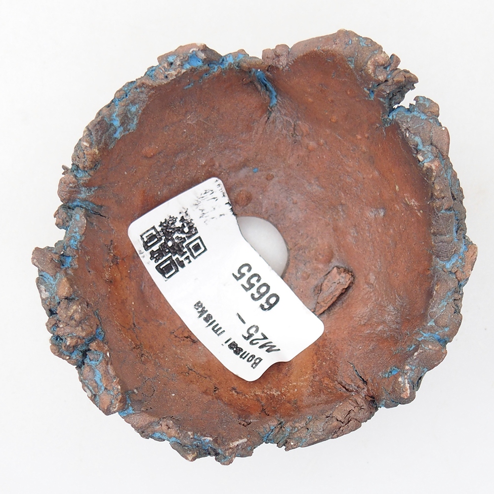 Ceramic Shell 7,5 x 7 x 3,5 cm , colour blue