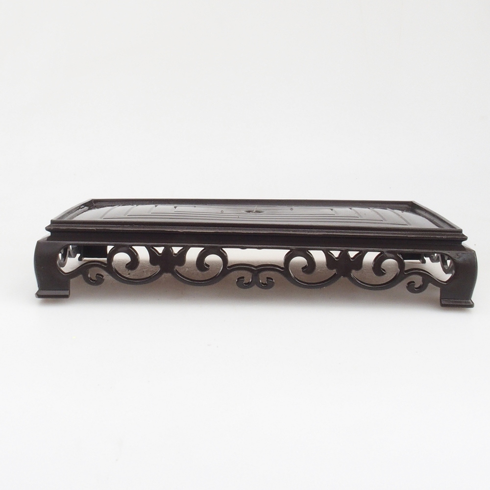 Bonsai table plastic rectangular 22 x 14 x 4  cm, color black
