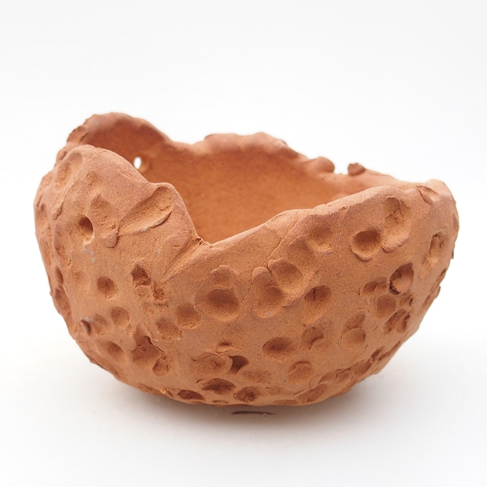 Ceramic Shell 13 x 14 x 9,5 cm, color: red