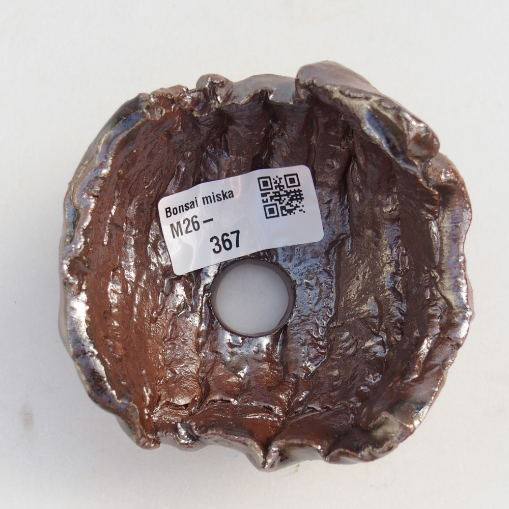 Ceramic Shell 9 x 8,5 x 4 cm , colour brown