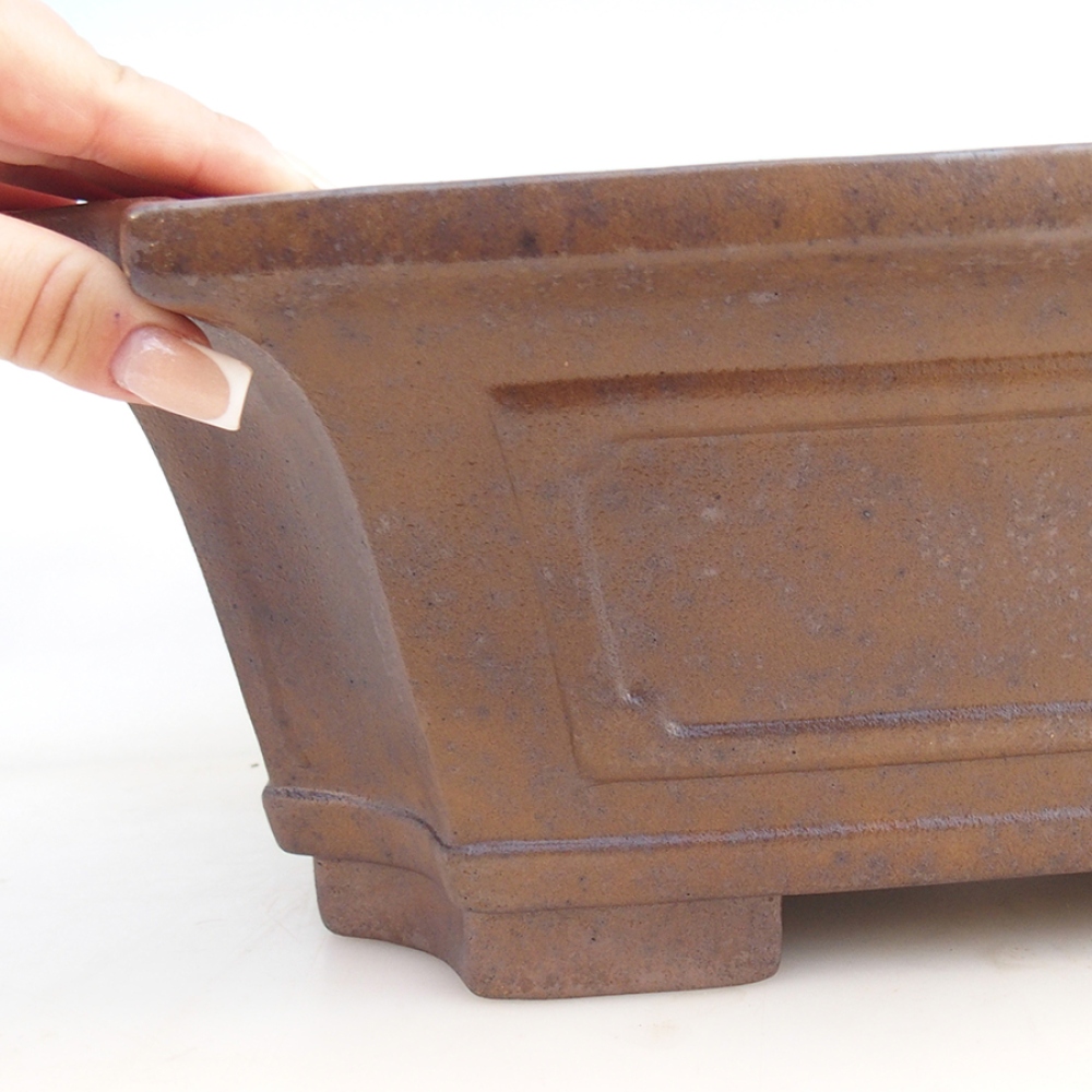 Bowl 48 x 38 x 13 cm brown - PERSONAL COLLECTION OR PALLET TRANSPORT ONLY