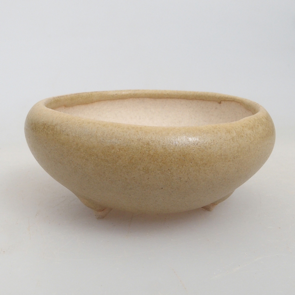 Mini bonsai bowl 5 x 5 x 2 cm, color brown