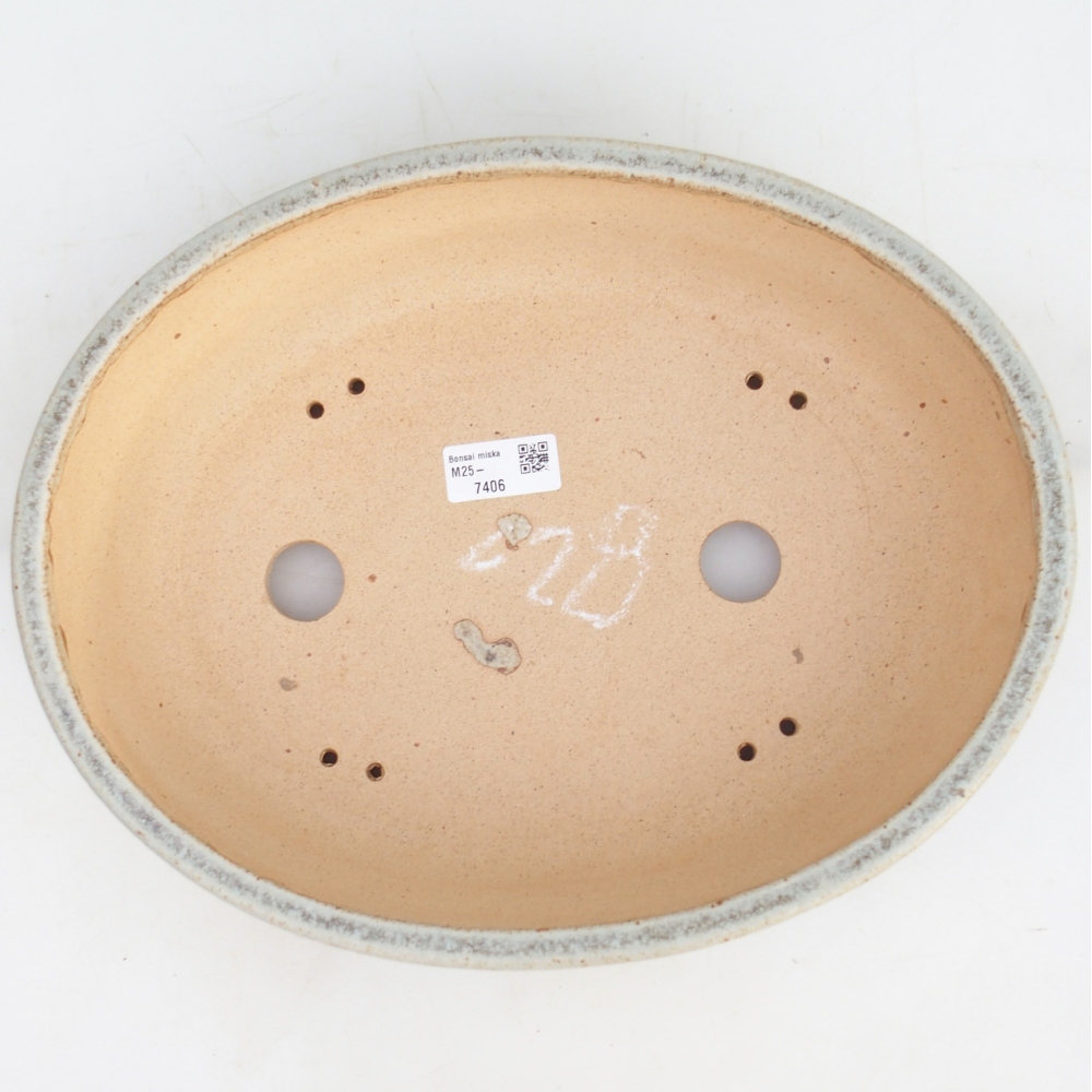 Bonsai bowl 33,5 x 26 x 8,5 cm , colour beige
