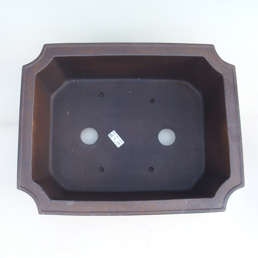 Bowl 48 x 38 x 13 cm brown - PERSONAL COLLECTION OR PALLET TRANSPORT ONLY