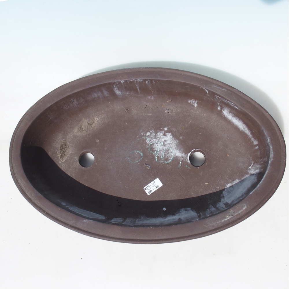 Bonsai bowl 59 x 37 x 12 cm - brown