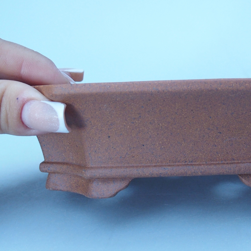 Bowl 15 x 12 x 4 cm brown