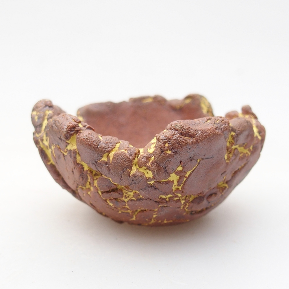 Ceramic Shell 5,5 x 5 x 4 cm , colour yellow