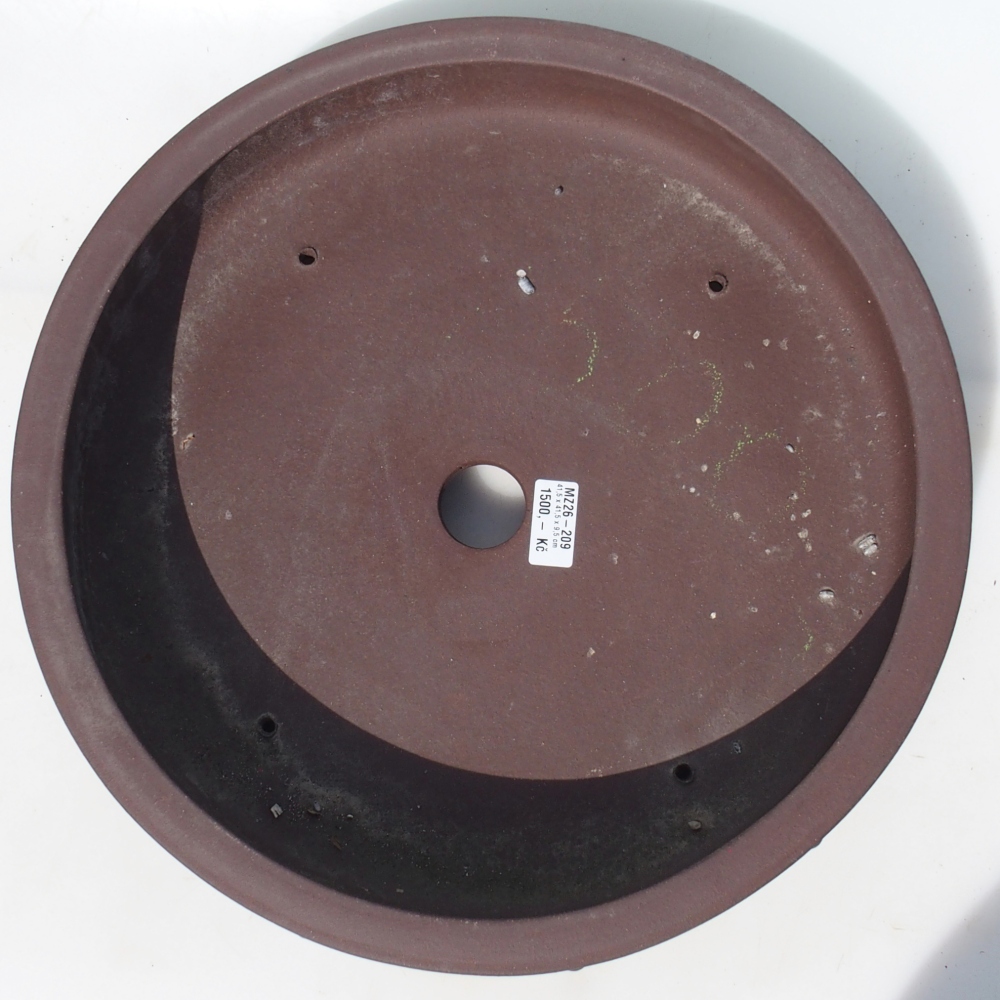 Bonsai bowl 41,5 x 41,5 x 9,5 cm - brown