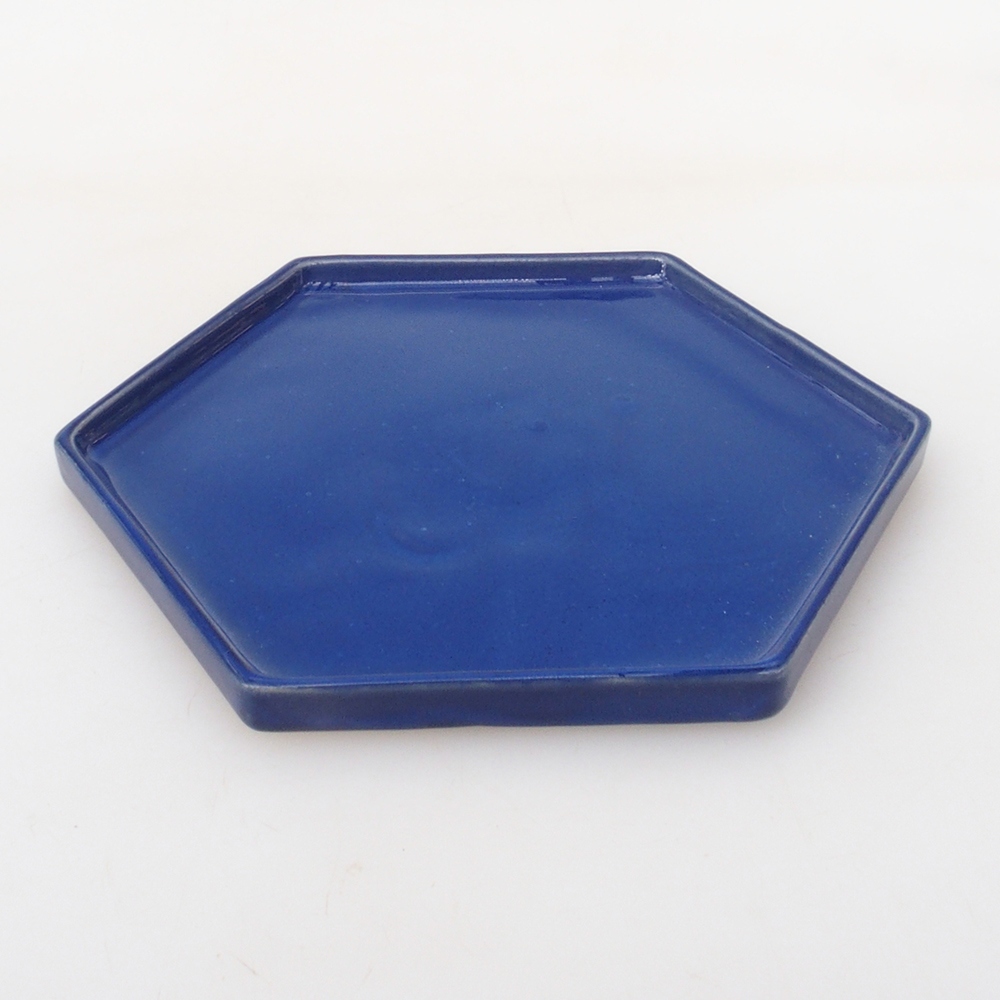 Ceramic bowl H53 -18.5 x 17 x 1 cm - blue