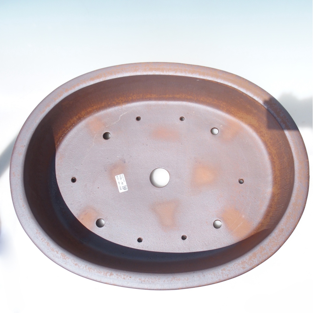 Bowl 61x 47 x 13 cm brown - PERSONAL COLLECTION OR PALLET TRANSPORT ONLY