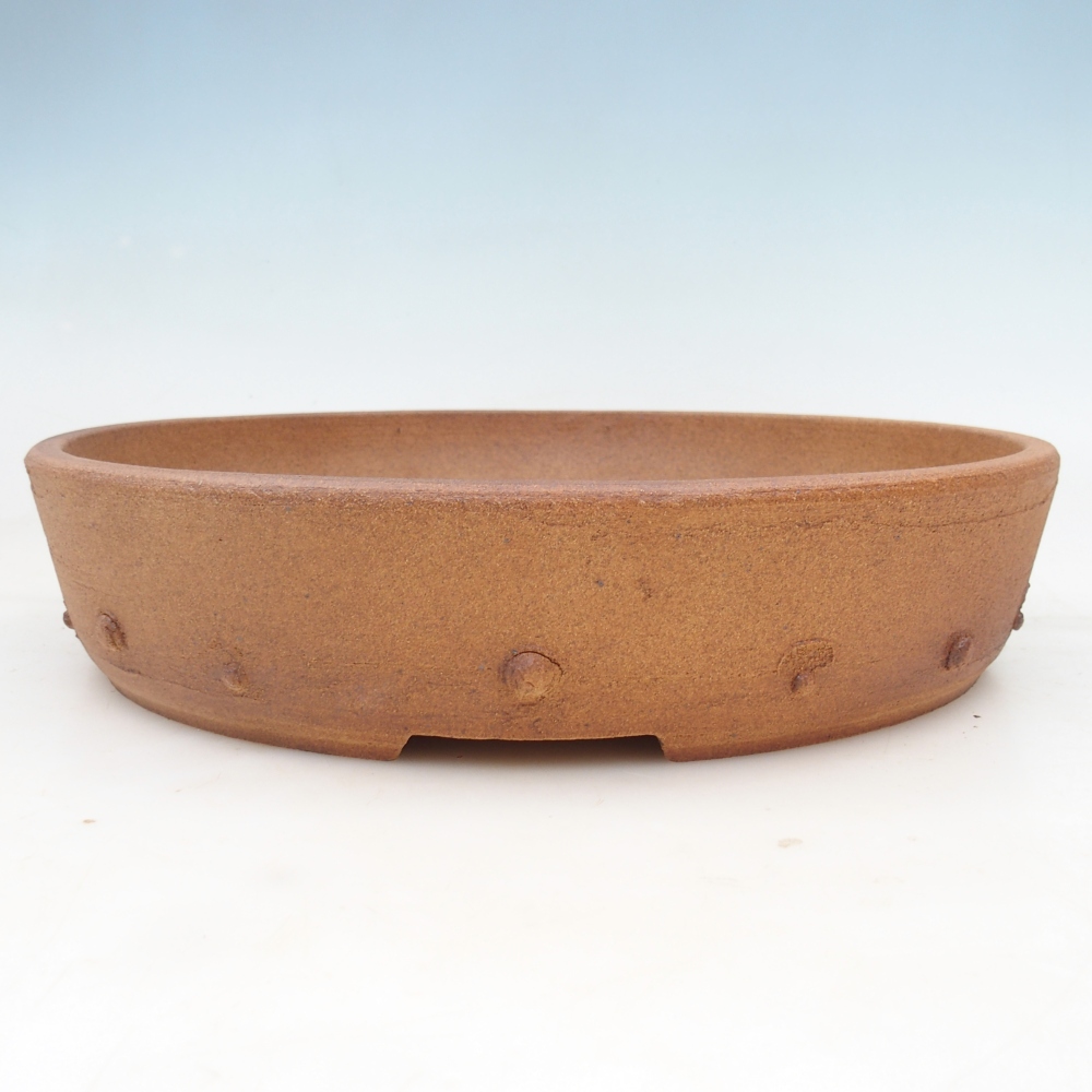 Bonsai bowl 34 x 34 x 7 cm , colour brown