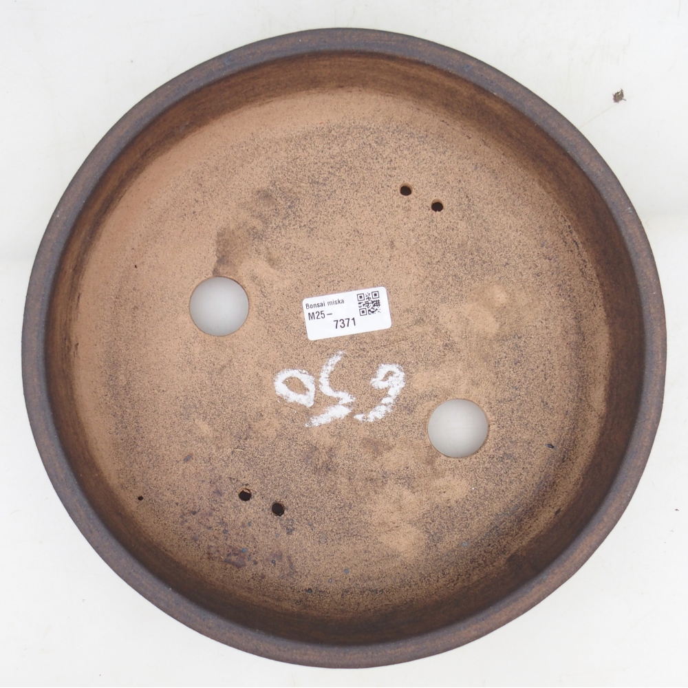 Bonsai bowl 27 x 27 x 7 cm , colour brown