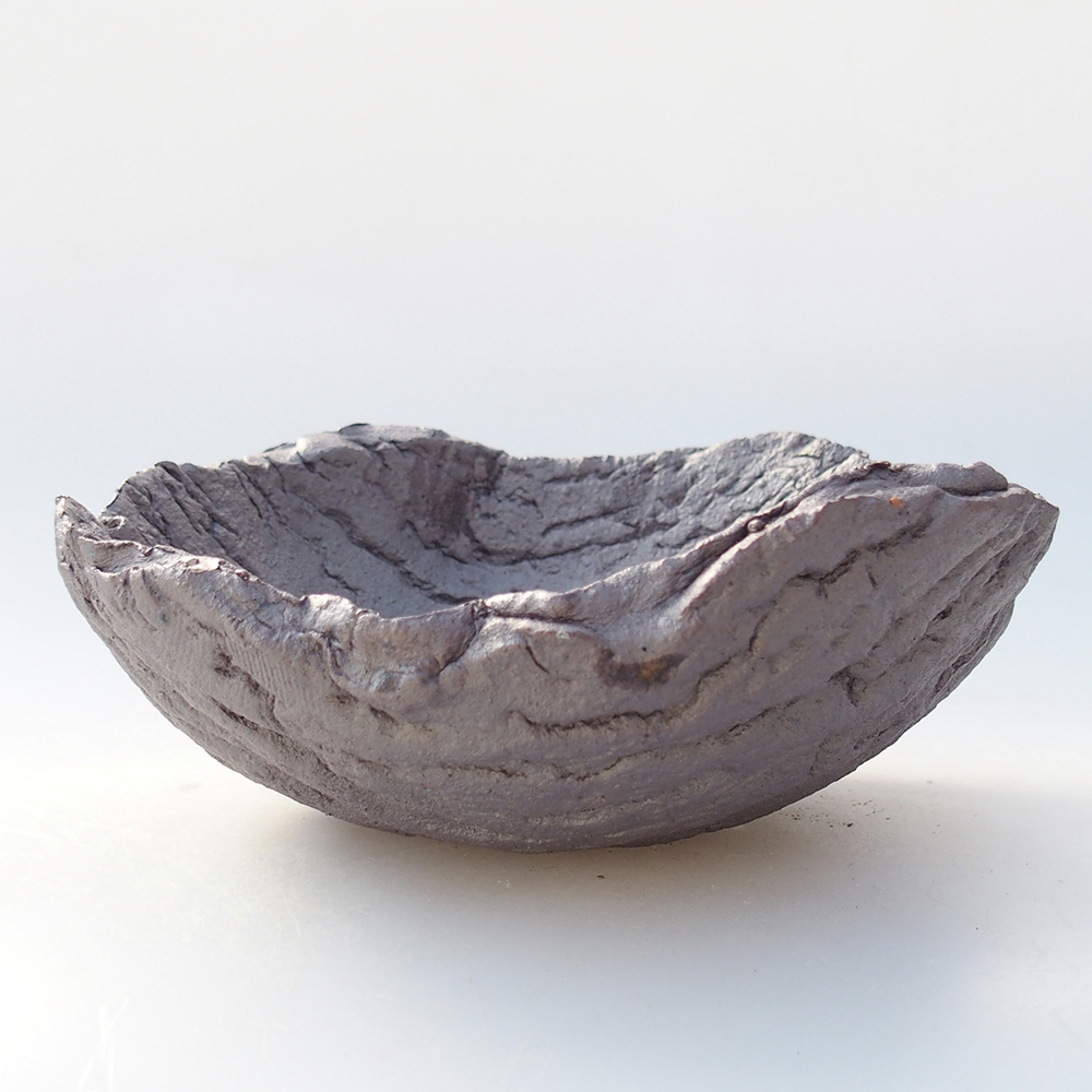 Ceramic Shell 15,5 x 14 x 6,5 cm , metallic colour