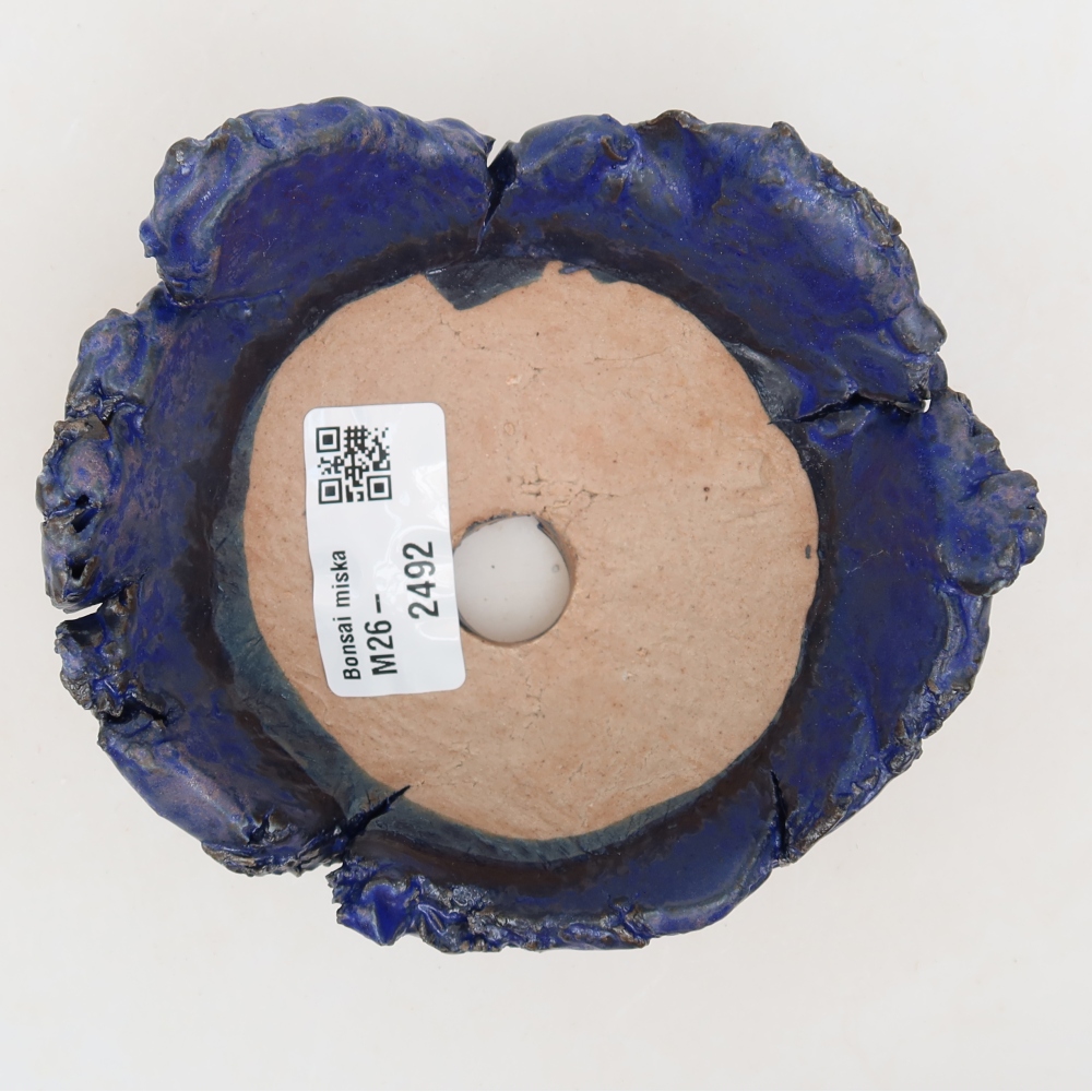 Ceramic Shell  11.5 x 10.5 x 5.5 cm, blue
