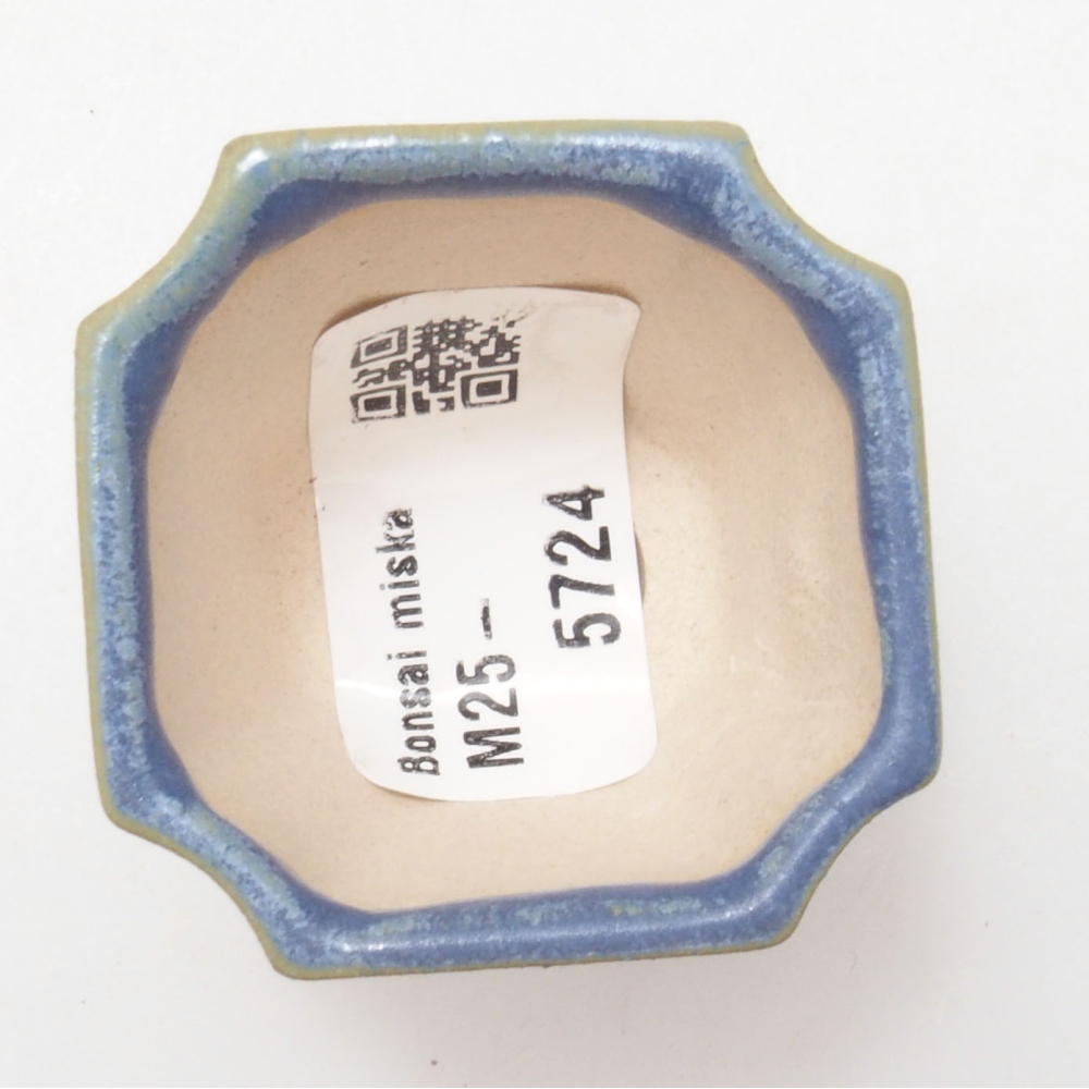 Mini bonsai bowl 4 x 4 x 4 cm, color blue