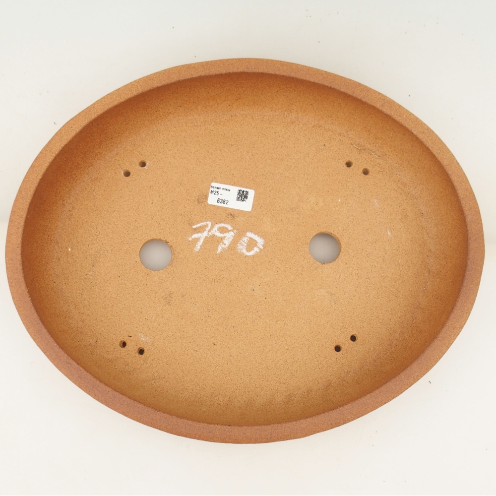 Bonsai bowl 39 x 32 x 7,5 cm , colour brown
