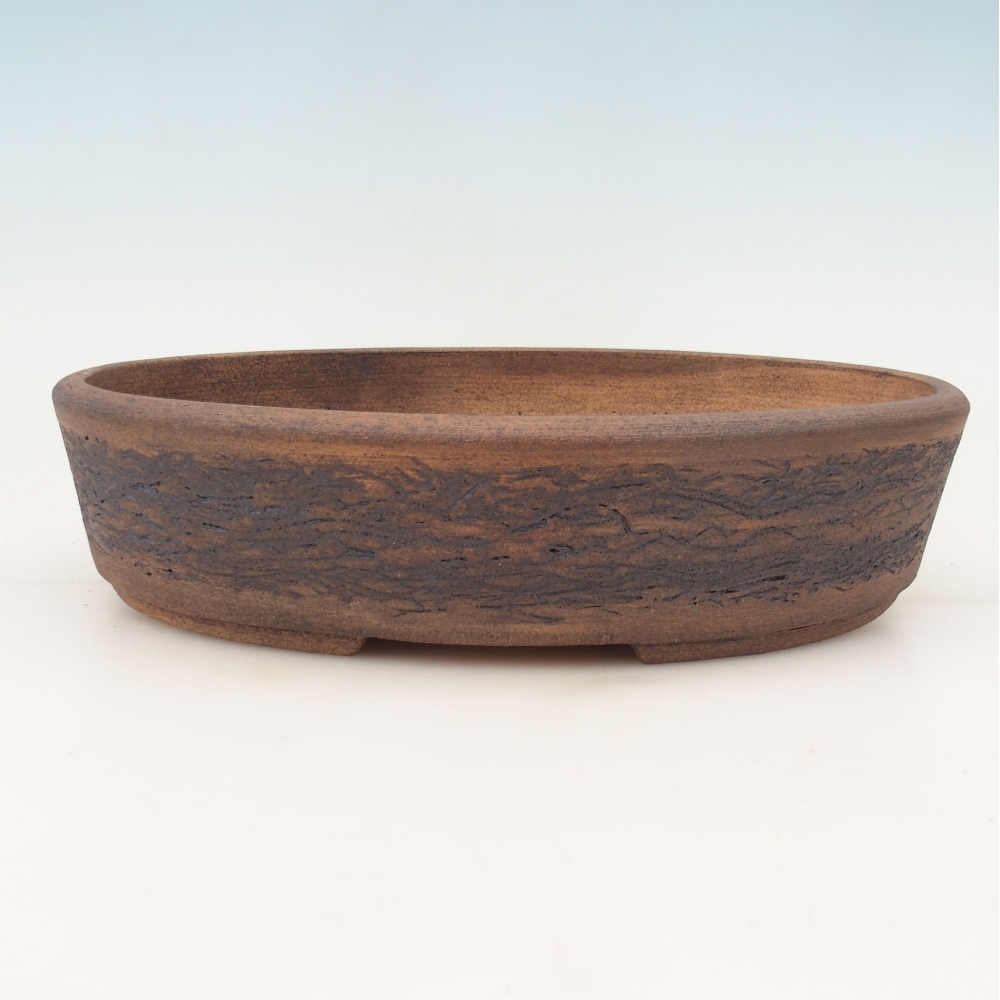 Bonsai bowl 31,5 x 25 x 7,5 cm , colour brown