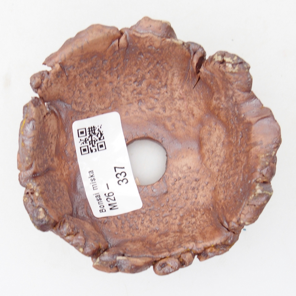 Ceramic Shell 9 x 9 x 4,5 cm , colour brown