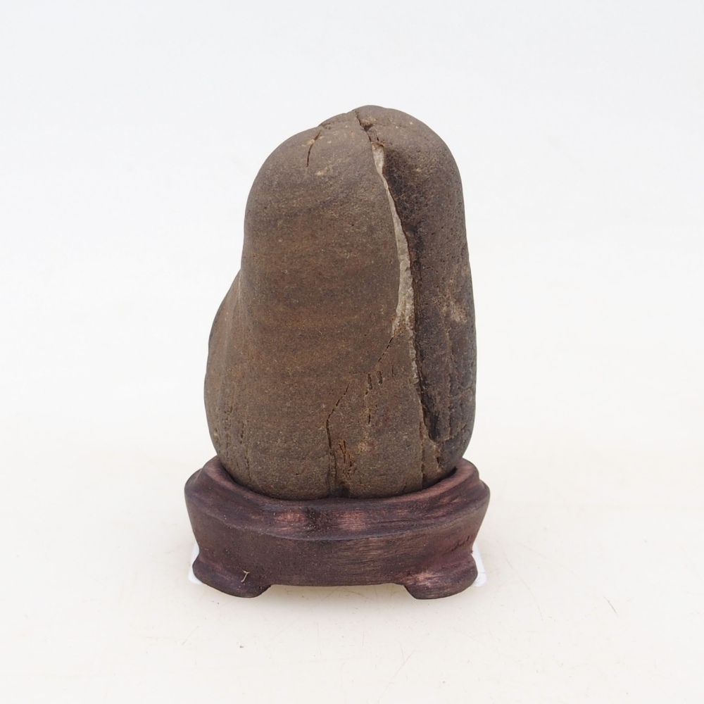Suiseki - Stone with DAI (wooden pad)
