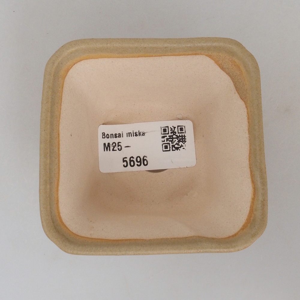 Mini bonsai bowl 7,5 x 7,5 x 4,5 cm, color brown