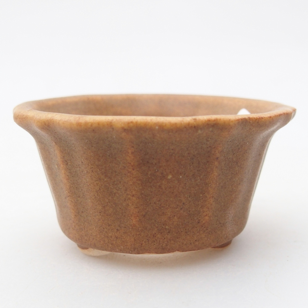 Mini bonsai bowl 5,5 x 5,5 x 3 cm, brown