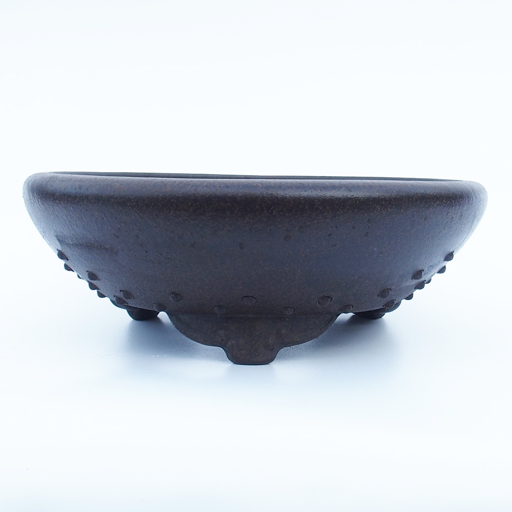 Bowl 29 x 29 x 9,5 cm brown ochre