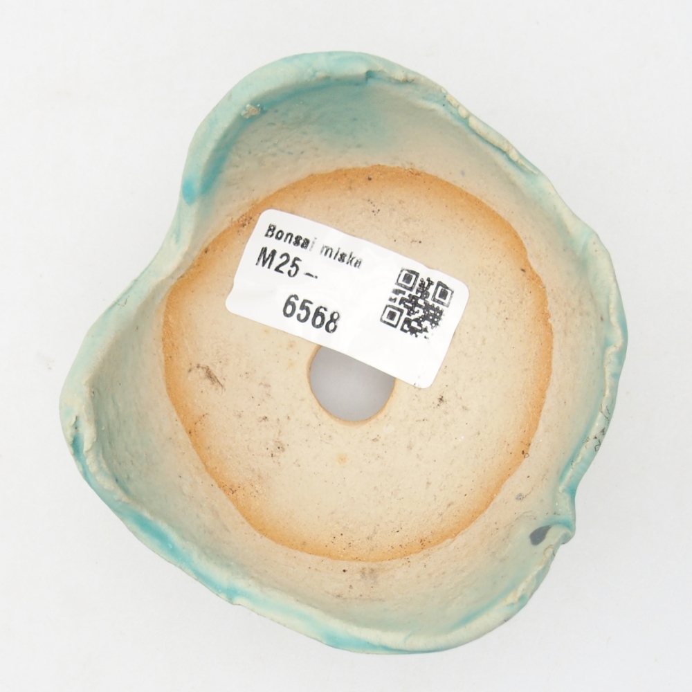 Ceramic shell 8,5 x 8 x 5 cm , colour blue