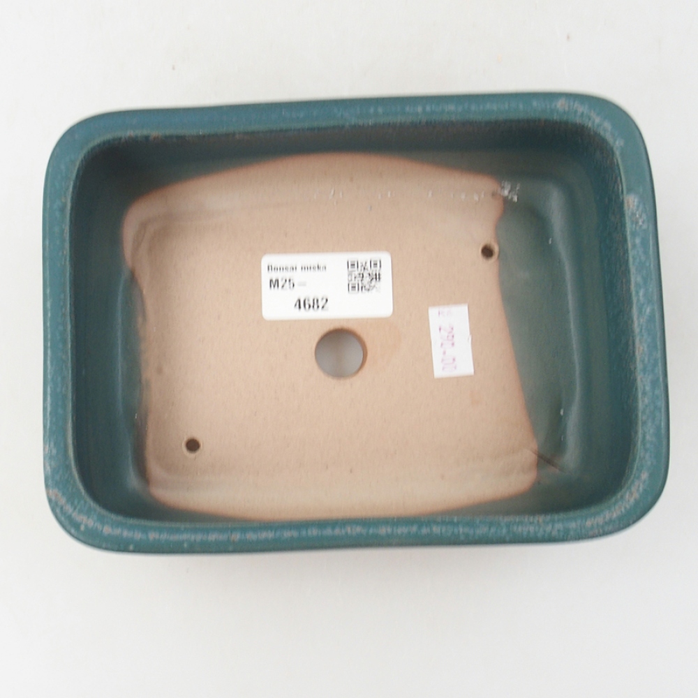 Ceramic bonsai bowl 17 x 12 x 5,5 cm, color blue