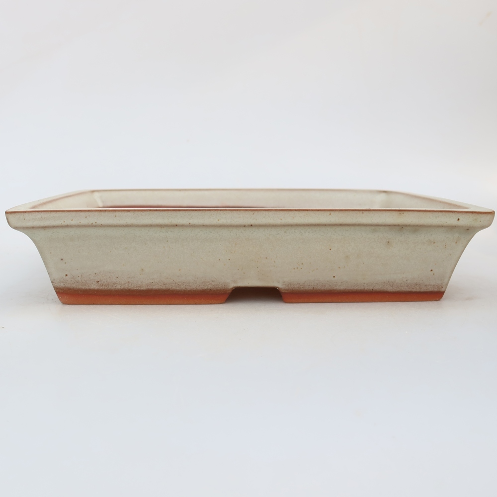 Ceramic Bowl  26 x 19.5 x 5.5 cm, beige