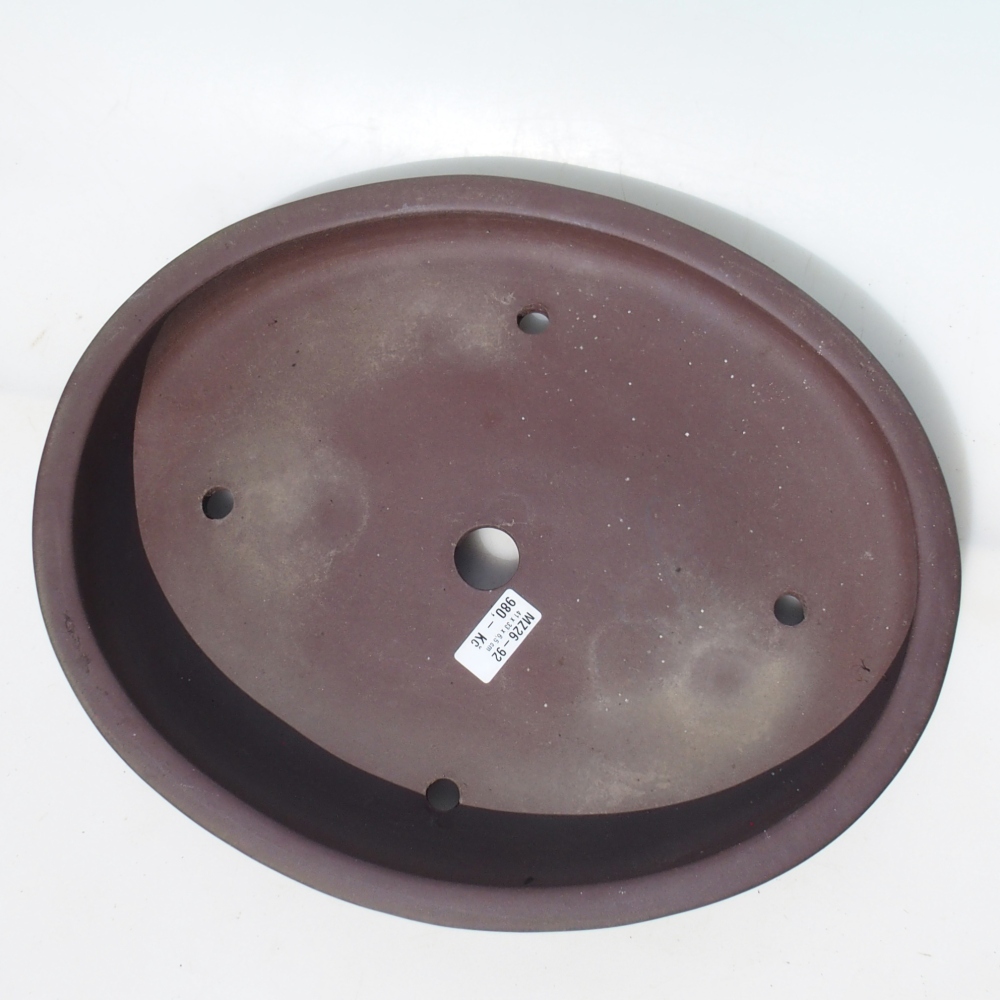 Bonsai bowl 41 x 33 x 6,5 cm - brown