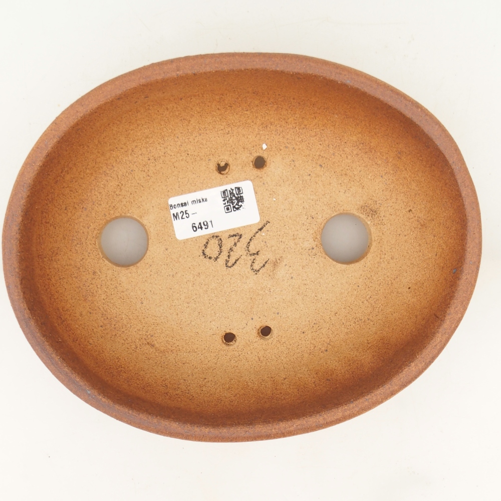 Bonsai bowl 19,5 x 16 x 6 cm , colour brown