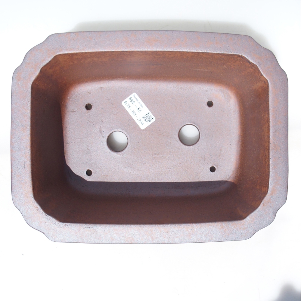 Bowl 27,5 x 21 x 10 cm brown