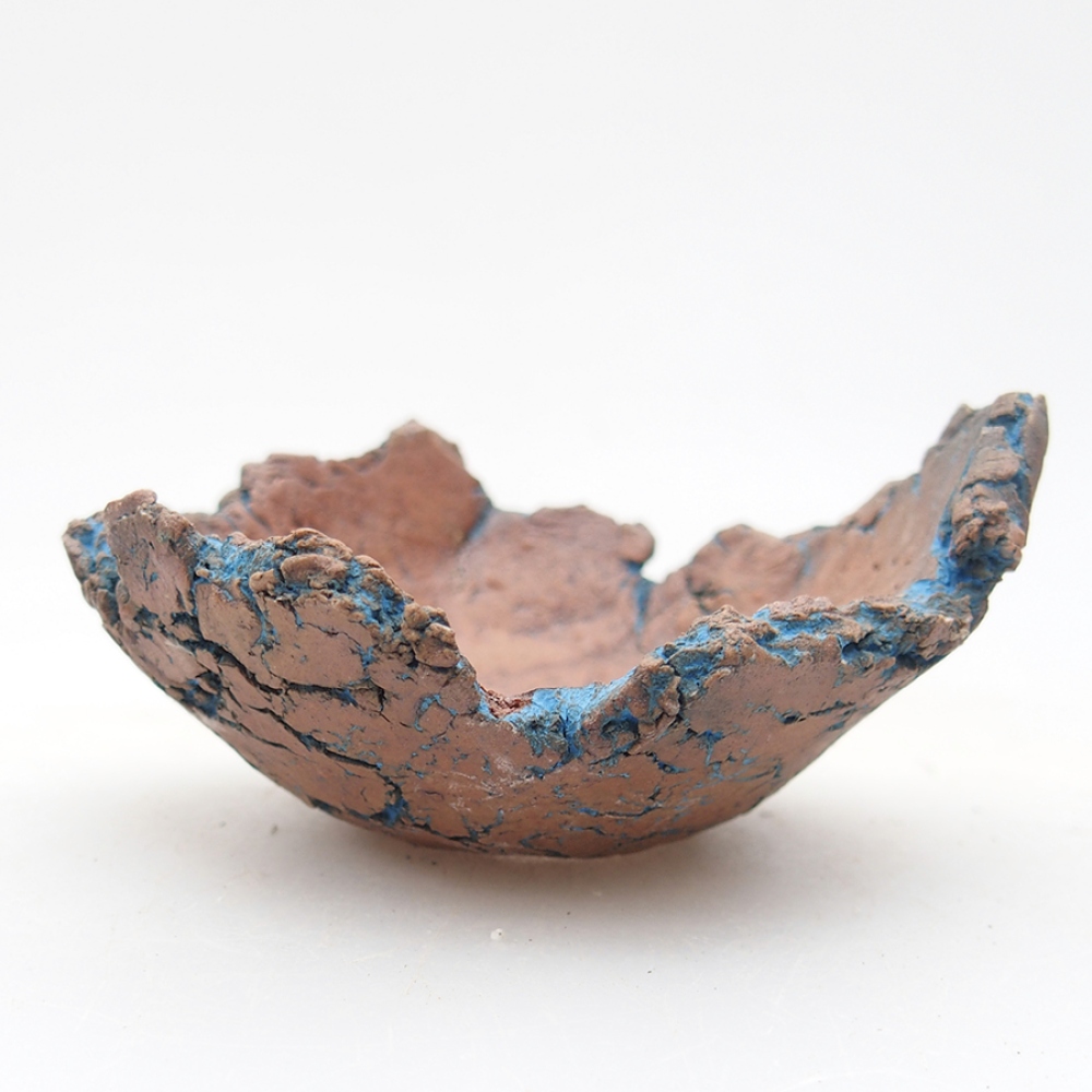Ceramic Shell 7 x 7 x 3,5 cm, color blue