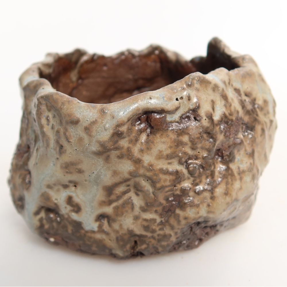 Ceramic Shell, 7.5 x 7 x 5 cm, green