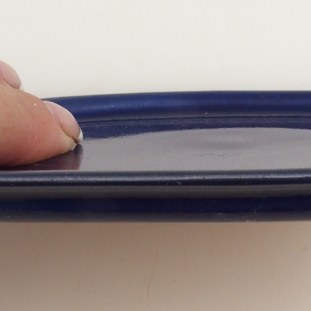 Ceramic bowl H11 - 11.5 x 9.5 x 1 cm - blue