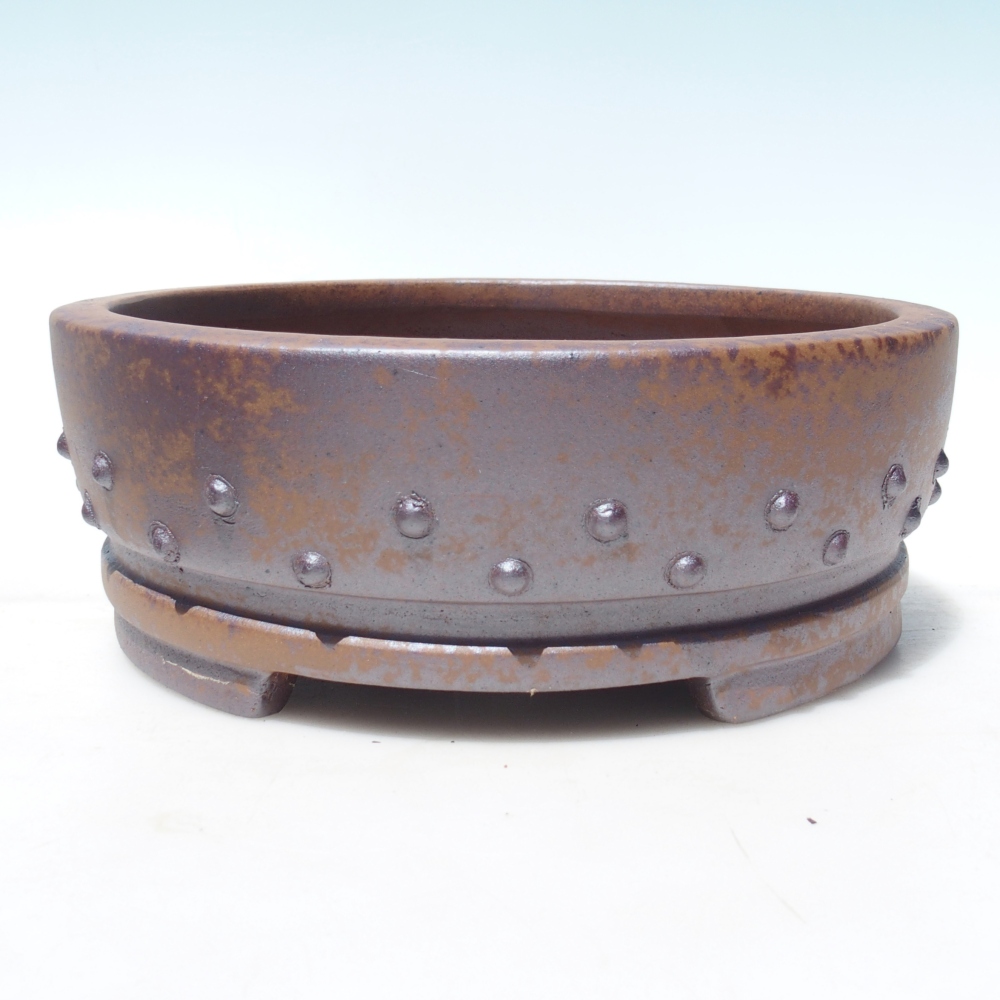 Bowl 25 x 25 x 9 cm brown