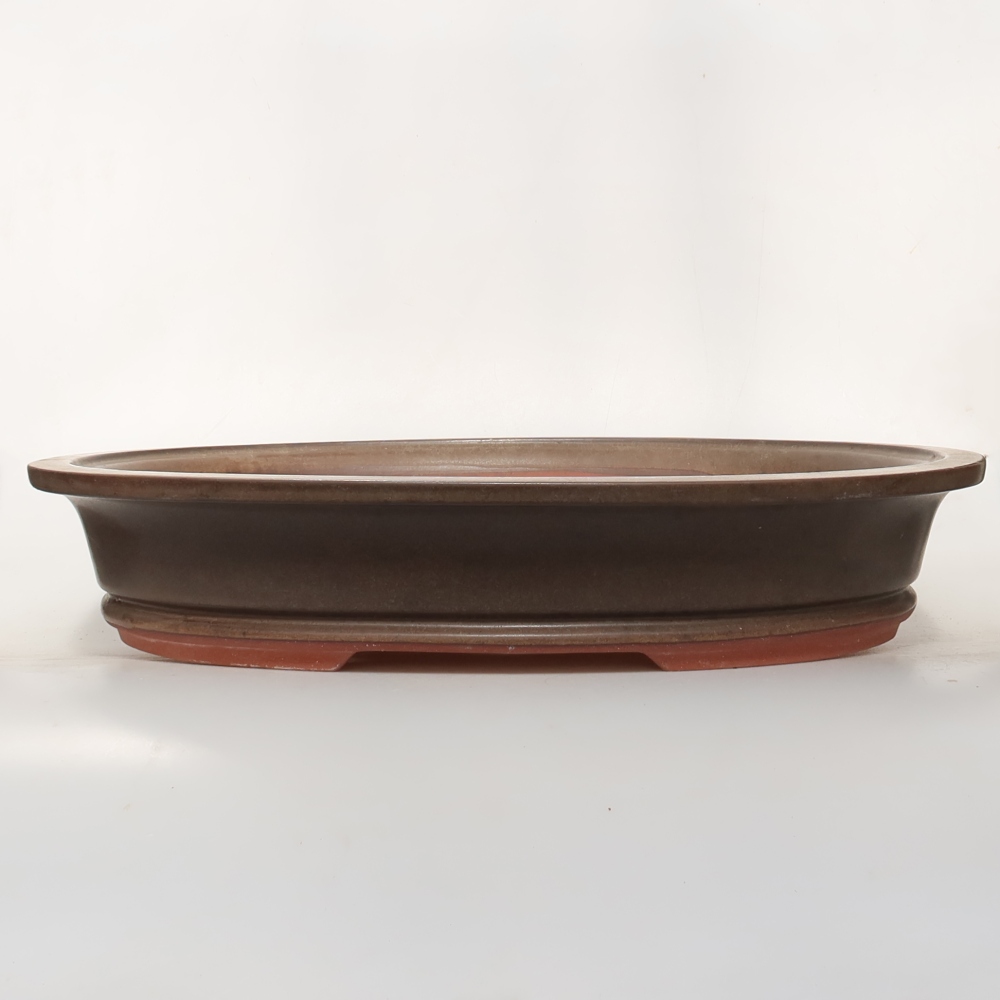 Ceramic Bowl 24.5 x 17.5 x 6 cm , color beige