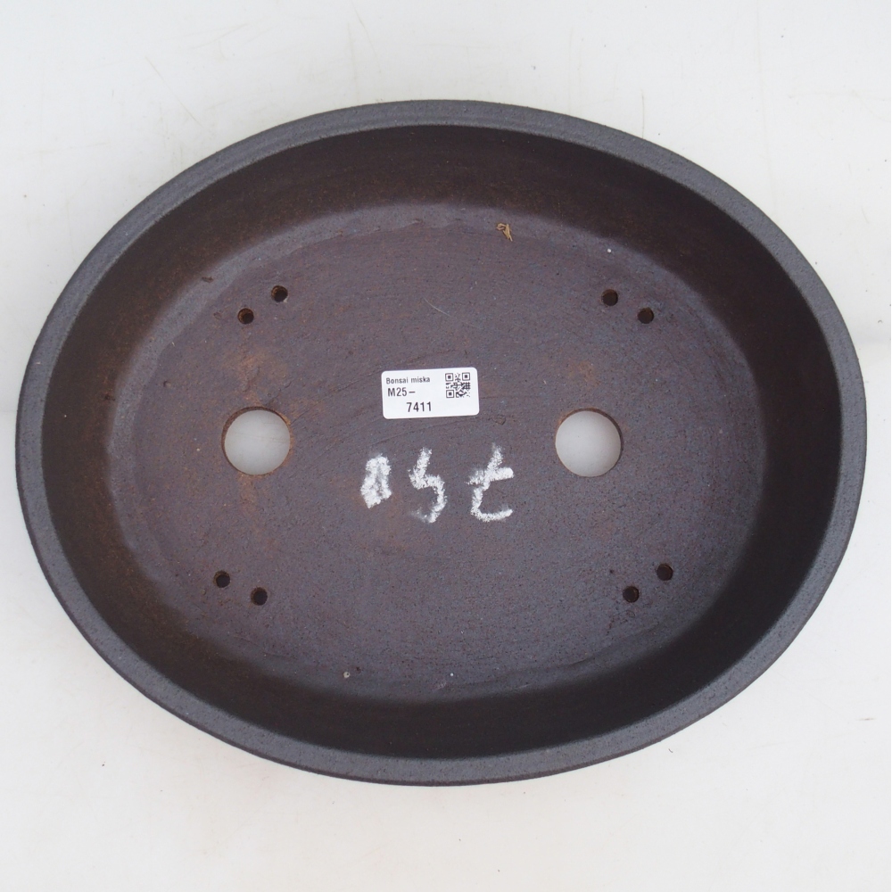 Bonsai bowl 32 x 26 x 7,5 cm , colour brown