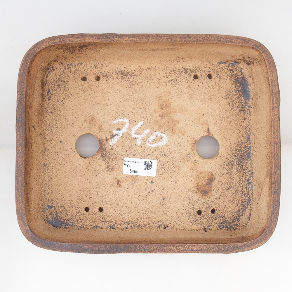 Bonsai bowl 29 x 24 x 7 cm , colour brown