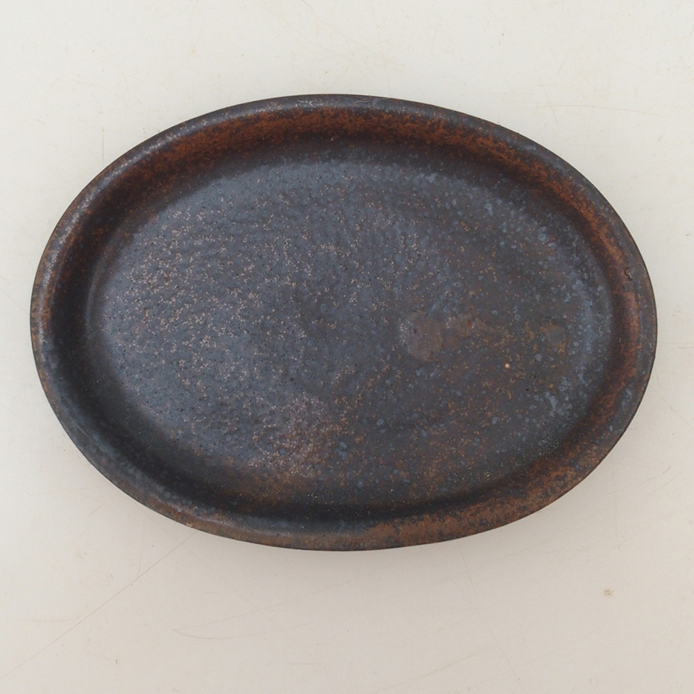 Ceramic bowl H04 - 10.5 x 8 x 1 cm - brown